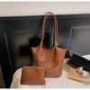 Minimalist Style Large Bag Women's 2025 New Fashion Retro Tote Bag Large Capacity Casual Commuting Shoulder Armpit Bag