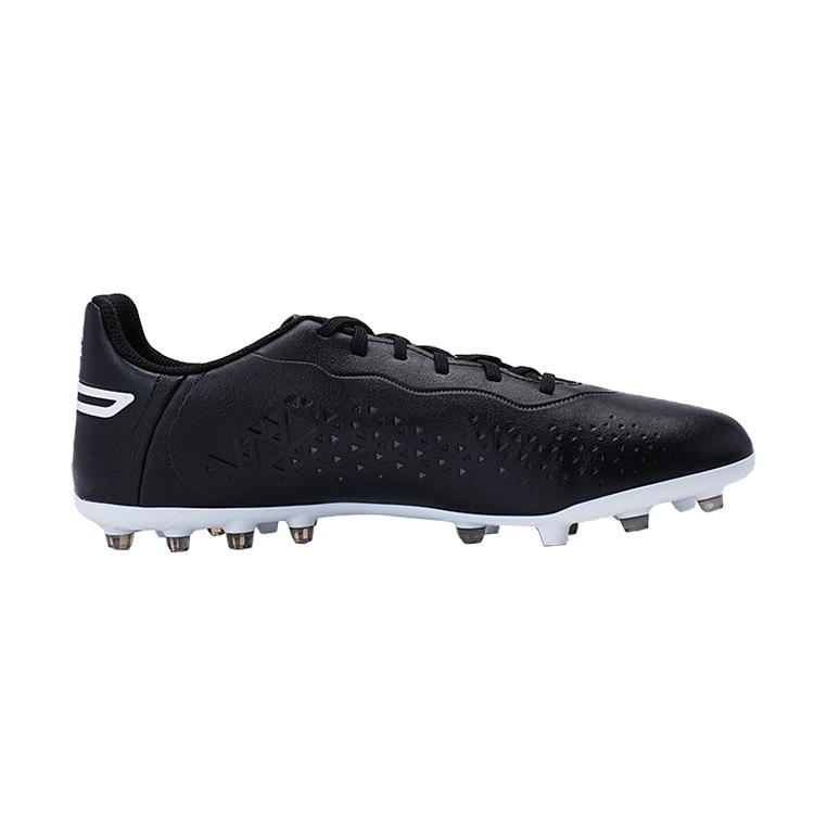 Puma King Match King Round Toe Lace-Up MG (Rubber Short Studs) Artificial Grass Fabric Football Shoes Men Football Shoes Black 107572-01