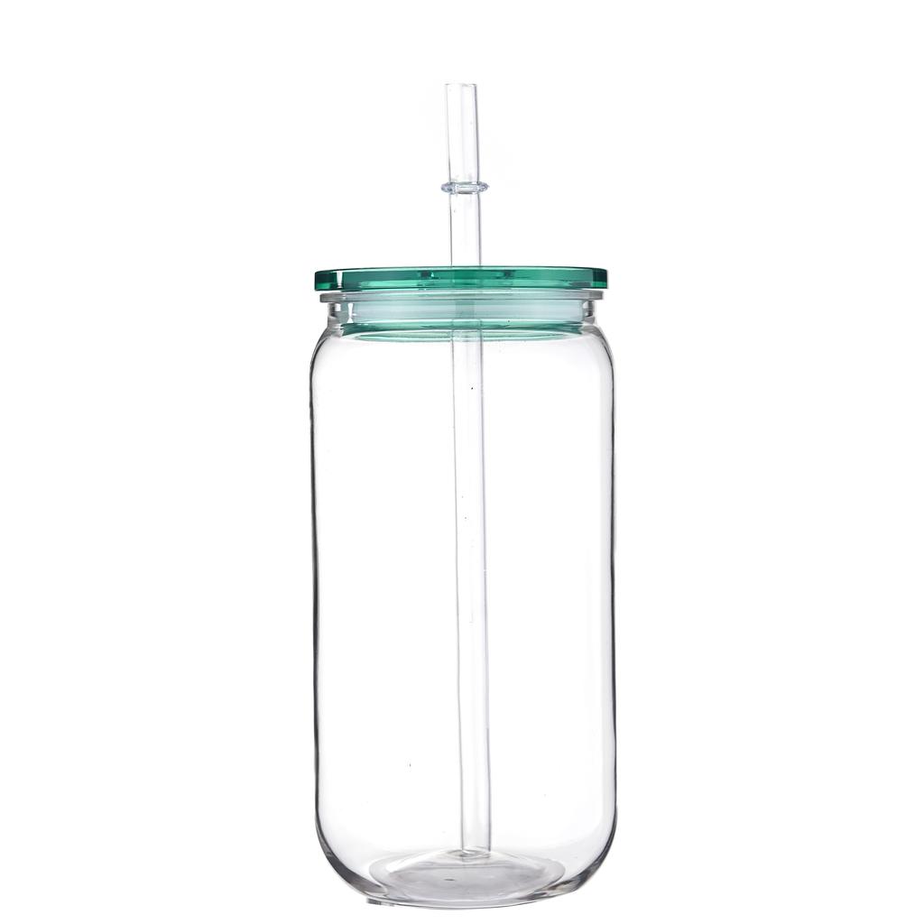 Прозрачный пластиковый стакан с цветной крышкой поставляется с соломинкой и крышкой для стакана. Можно использовать для молока, кофе, защищен от проливания. 16 унций