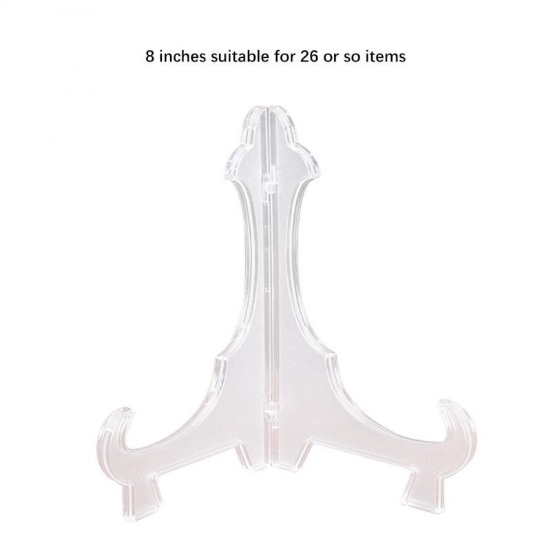 Label Holder Place Firmly Easy To Use Transparent Bracket Photo Frame Stand Adjustment Durable Acrylic Kitchen Tools Fold
