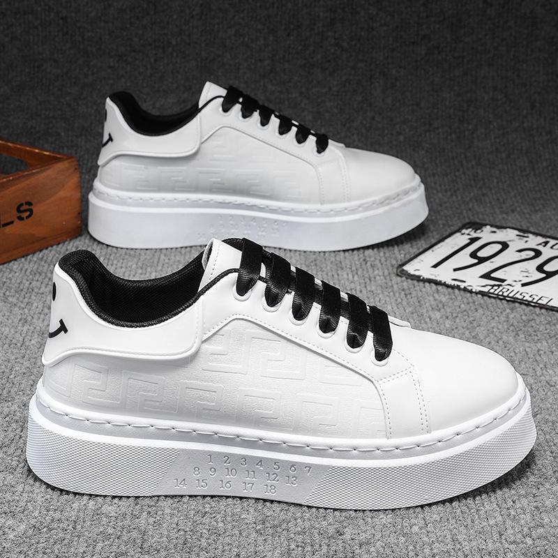 New Autumn Spring and Autumn McQueen Low-top Little White Shoes Men's Trendy Shoes Casual Board Shoes Trendy Brand Advanced Sense