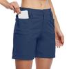 Женские шорты-бермуды, эластичные шорты для походов с высокой талией и карманами, повседневные быстросохнущие шорты для гольфа для летнего активного отдыха