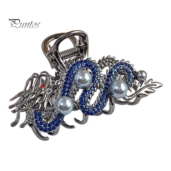 Женская заколка для волос в китайском стиле в форме дракона, противоскользящие зубцы, заколка для волос с затылком, акула, аксессуар для волос