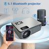 C9 Android Projector 1920*1080P Support 4K Videos Via HDMI Home Cinema Movie Video Projector