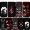 Cover for iPhone 15 14 Xiaomi Redmi Note 13 12 11 Pro Max X 8 7 9 XR Samsung Galaxy S24 S23 A05 OPPO A15 Huawei Berserk Cartoon Guts Phone Case