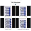 Улучшенное интеллектуальное зарядное устройство 5-го поколения с 12 слотами для NiMH/NiCd AA/AAA KTV-аккумуляторов 7-го поколения