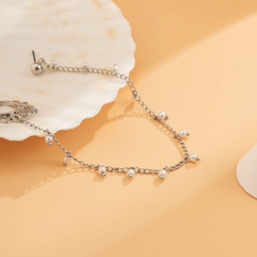 Кисточка Жемчужные Кольца для Носа Серебряные Серьги-Гвоздики Бабочки Модные Клипсы для Пирсинга Ноздрей Имитация для Мальчиков