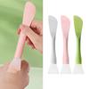 1Pcs Silicone Facial Mask Brush Soft Head with Scraper Integrated Dual-use Mud Film Brush DIY Film Adjusting Beauty Tool Beauty