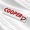 3D Металлическая Наклейка на Заднюю Дверь Багажника Cooper S D Эмблема Черными Буквами Аксессуар Декорации Кузова Автомобиля Для MINI T36 JCW