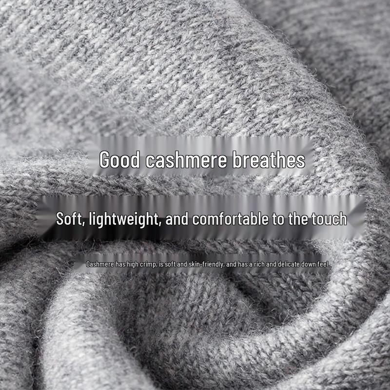 Мужской кашемировый свитер с V-образным вырезом Hengyuanxiang