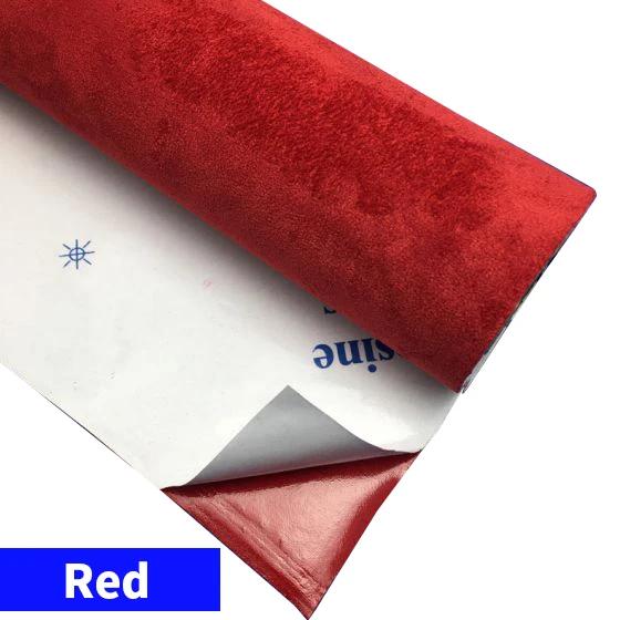 Высококачественная бархатная замшевая ткань, автомобильная бархатная замшевая обертка, самодельная мягкая шкатулка для украшений, виниловые бархатные самоклеящиеся наклейки