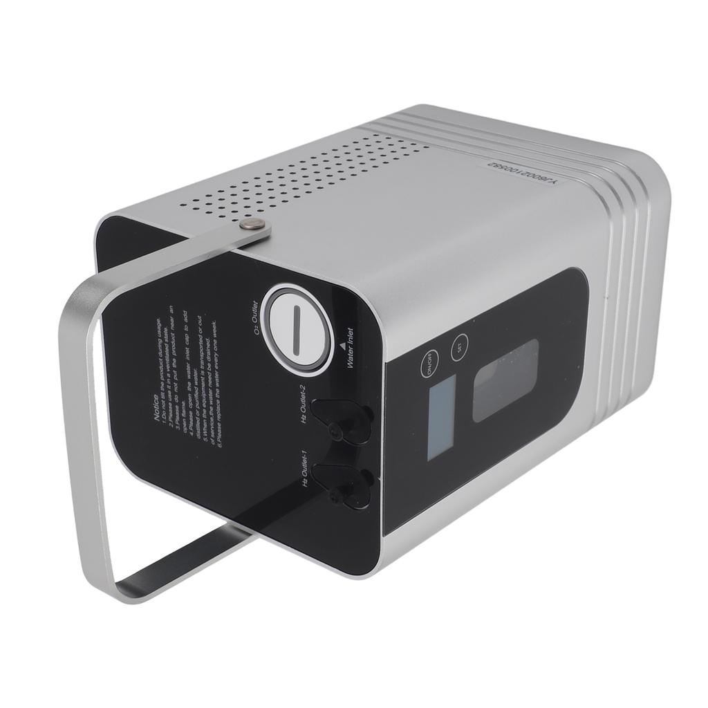 Portable Hydrogen Inhalation Machine SPE PEM Technology Ionized 500ml LED Reminder Hydrogen