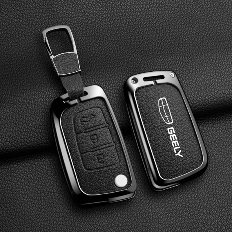 Чехол для ключа Geely: Совместимо с моделями Emgrand, Xingyue L, Boyue, Xingrui, Icon, Binyue, Coolray, Vision X6 GS.
