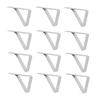 12Pcs Tablecloth Clip Stainless Steel Triangle Tablecloth Garden Dining Table Tablecloth Clip