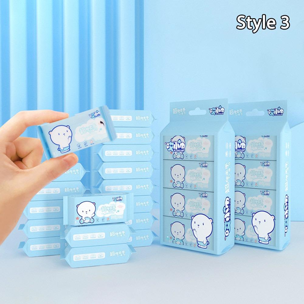 Large Pack Baby Wet Wipes Soft Mini Portable Wipes New Freshing Cleaning Wipes Babies