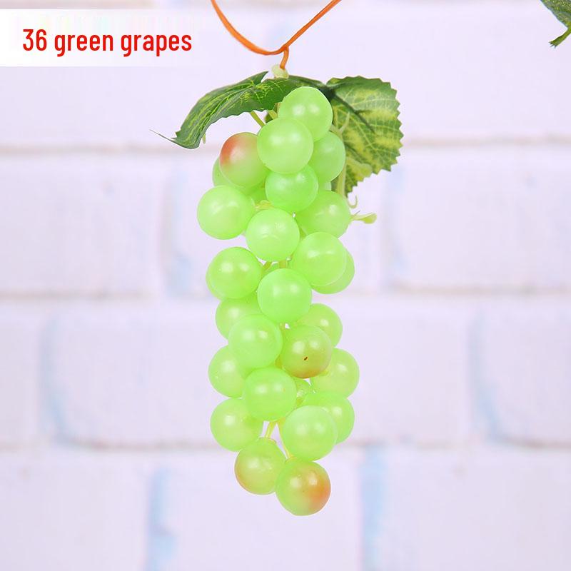 Зеленая искусственная виноградная лоза для декора стен в помещении и на балконе