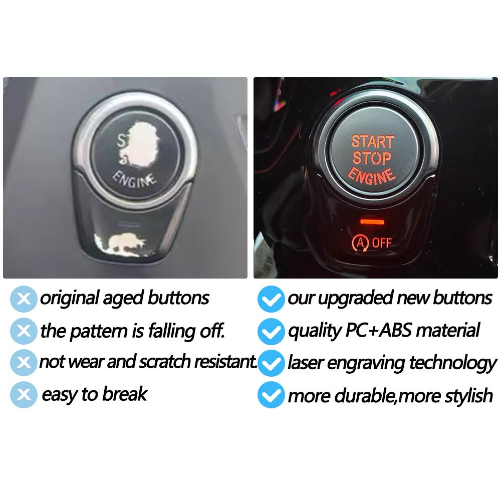 MLKQ6 Car Engine Start Stop Push Button Switch Cover For BMW 1 5 6 7 X3 X4 Series GT F52 G30 G31 G01 G02 G32 G11 G12 F97 F98