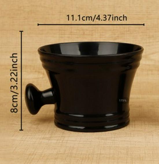 Мужская кисть для лица с мягкой щетиной - Классическая ручная кисть для бритья и намыливания для мыла или крема для бритья и ухода за бородой.