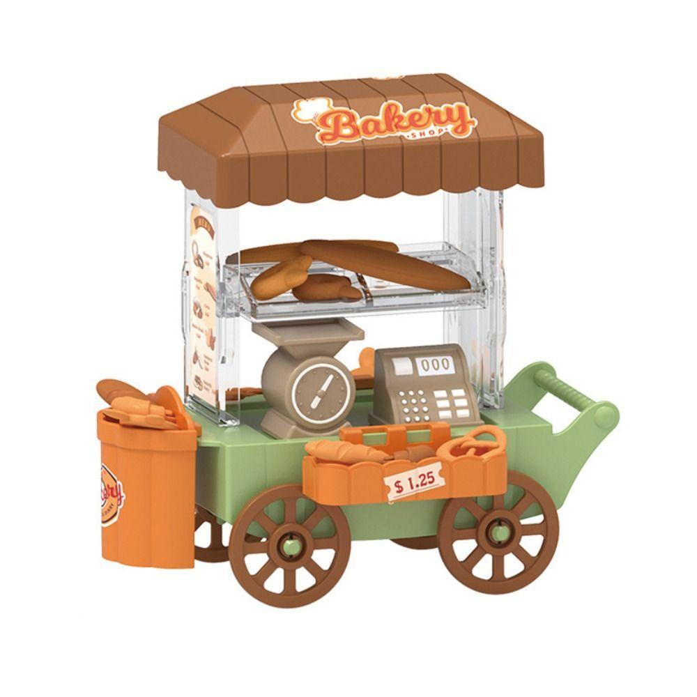 Dessert Stand Ice Cream Truck Toy Colorful Children's Food Stand Truck Toy Mini Bread Truck Kids