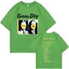 Редкая панк-группа Green Day Nimrod Футболки с задней обложкой Мужские Женские Винтажные Готические Рок Футболки Оверсайз Мужские Хип-хоп Повседневные Футболки
