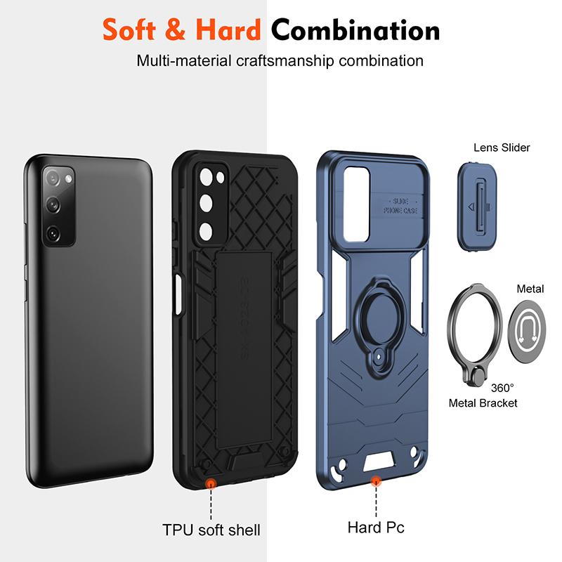 Magnet Charge Armor Men's Phone Case For Samsung Galaxy S25 Plus S24 Ultra S23 FE S21 S20 FE Fundas Soft Bumper Hard Cover Capa