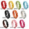 Student Bangle Adjustable Alloy Buckle Leather Bracelet Braided Twist Punk Snap Bracelet Wristband