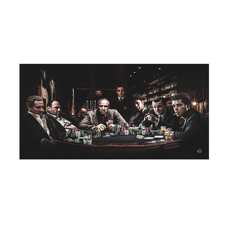 Классический постер с фильмом «Казино», холст, картина, черно-белый холст, настенные художественные постеры, принты для гостиной, домашний декор, фотографии