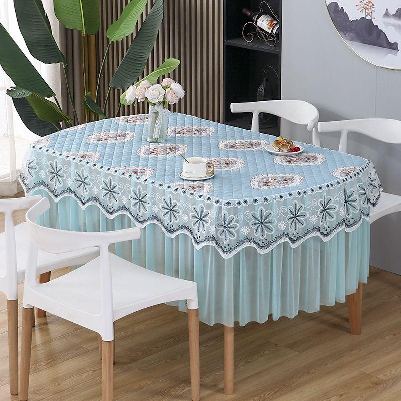 Новая эллиптическая скатерть для обеденного стола, скатерть для обеденного стола в гостиной, прямоугольная скатерть для обеденного стола, коврик