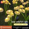 Водонепроницаемый солнечный светодиодный светильник для газона в виде медузы-гриба - Декоративное освещение с датчиком атмосферы для улицы