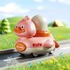 Adorable Push Toy Duck Car, Little Yellow Duck Press and Go Sliding Vehicle,No Battery Required,Durable ABS Material, Teen Birthday Party Holiday Gift