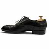 Pristine LOUIS VUITTON Leather shoes Straight tip, lace-up, inner wing black 7 Used