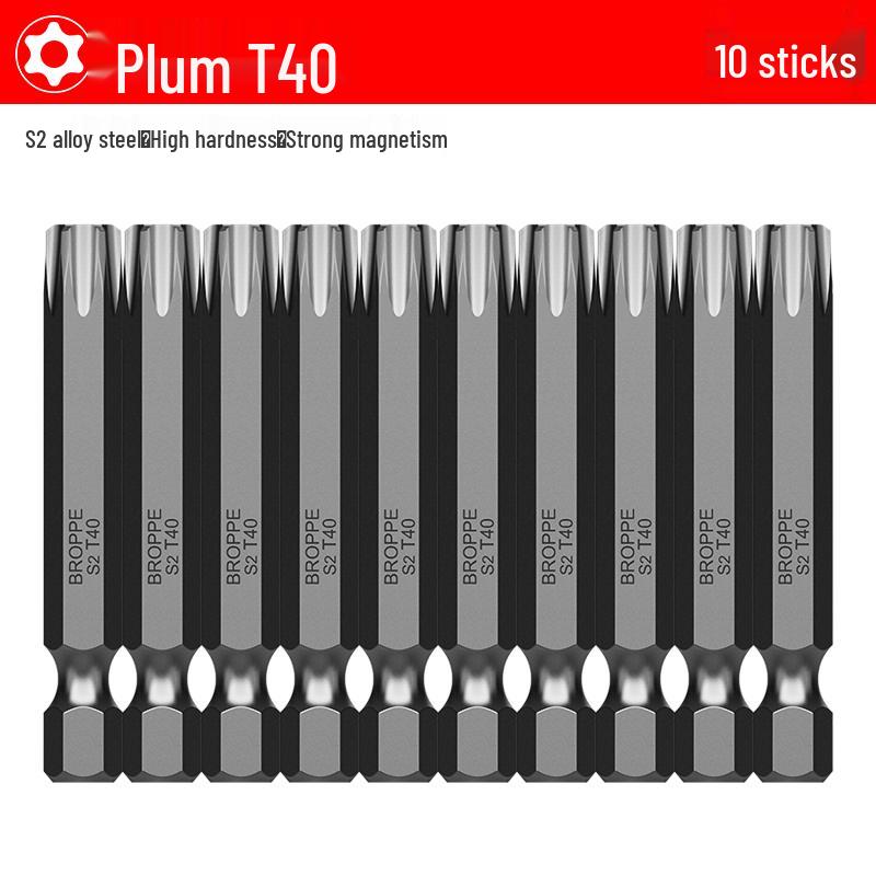 S2 Steel Magnetic Phillips & Slotted Screwdriver Bits Set for Electric Hand Drills and Pneumatic Tools