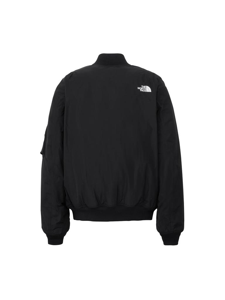 The North Face Утеплённый бомбер, размер L, чёрный,