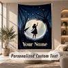 Tapestry Custom Name Text, Wall Hanging Tapestry Home Room DecorEdward Scissorhands