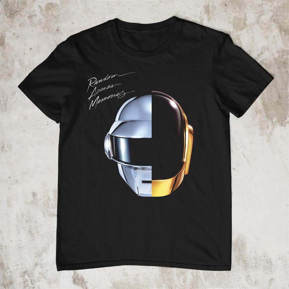 Daft Punk - Random Access Memories Подарок для фаната Черная футболка всех размеров AG825 Унисекс футболка