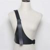 Irregular Design Women Waist Harness PU Leather Dress Cummerbunds Cool Body Suspender  Skirt