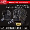 Rawlings Перчатки для бейсбола для взрослых жесткие HOH PREMIUM GH4FHPA15W V черные Размер дюймов для руки питчера [для питчеров] 11,75 Для правшей (оставили изношенным)