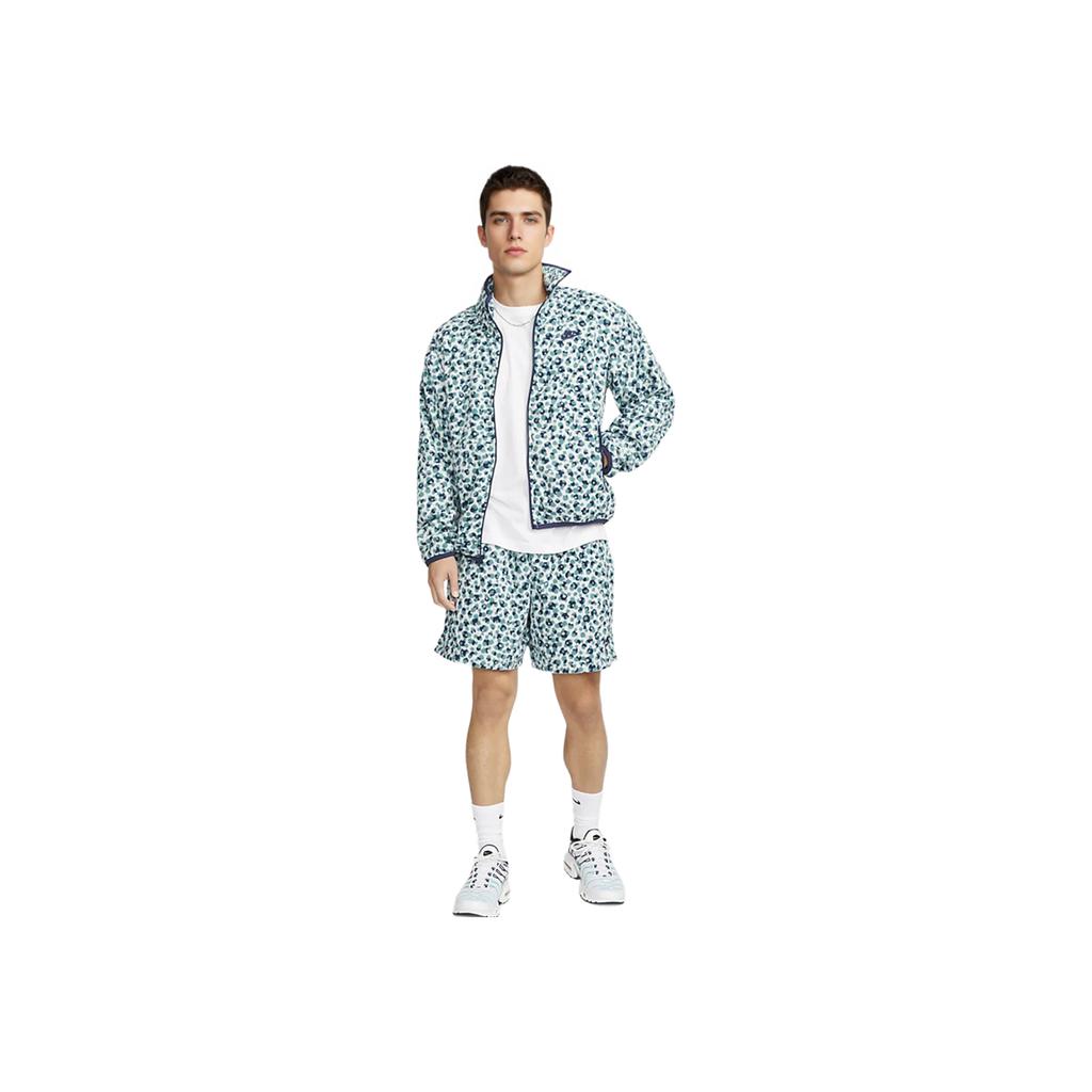 Nike Куртка с логотипом и узором в горошек Color Block, мужская куртка темно-синего цвета DX0532-379