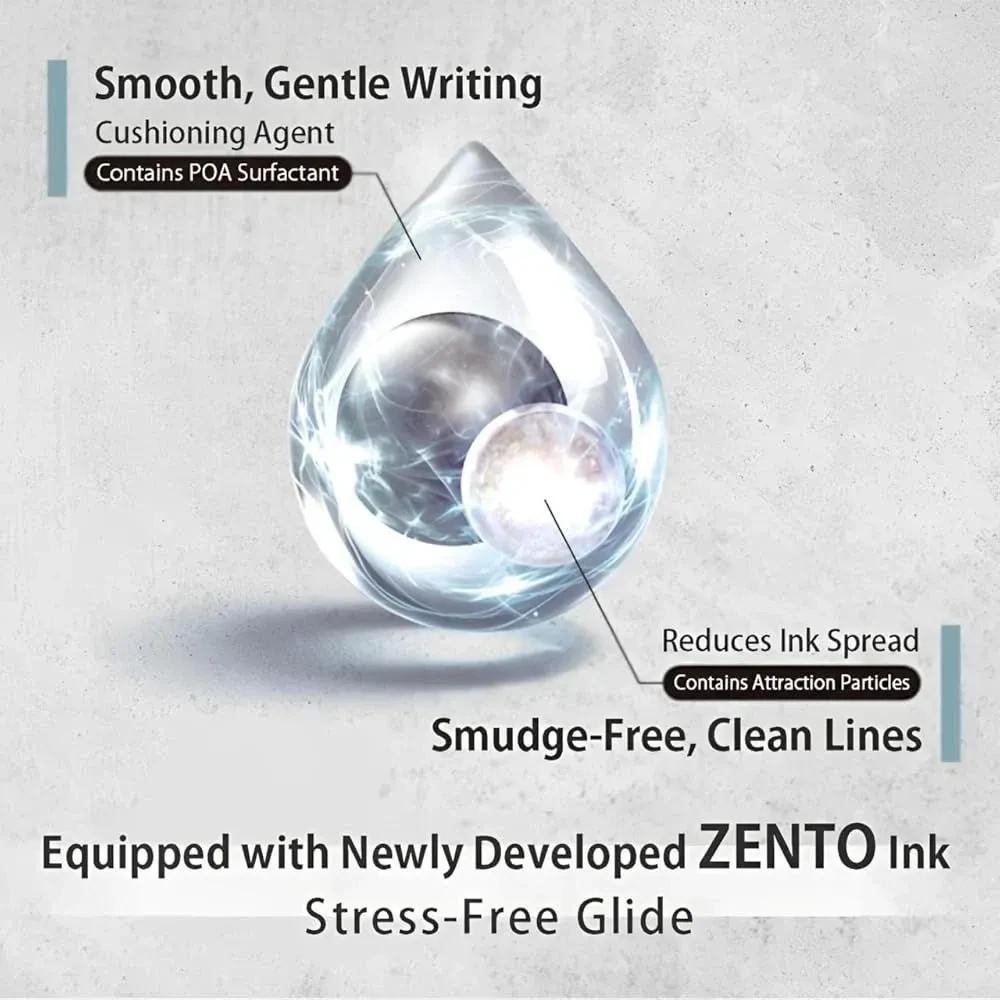 Mitsubishi Pencil Uniball Zento Модель Signature Металлический Черный 0.5 мм Япония