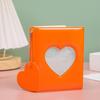 3-inch Photo Album Album Love Hollow Photocard Holder with Heart Pendant Cards Collect Book Album