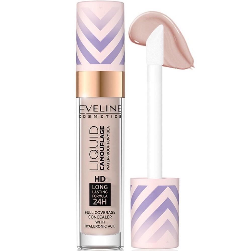 Evelyn Cosmetic Hyaluronic Acid Waterproof Concealer 7ml, 03 Soft Natural, 1 pcs