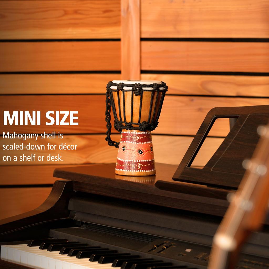 Перкуссия MEINL в африканском стиле Mini Djembe HDJ5-XXS Python Design []
