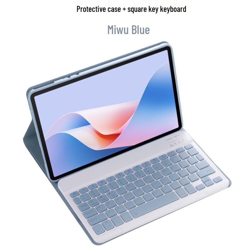 Защитный кожаный чехол со слотом для стилуса и Bluetooth-клавиатурой для iPad 10.2" 7-го/8-го/9-го поколений (A2197/A2602)