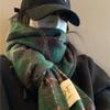 Autumn and Winter Atmosphere Imitation Cashmere Scarf for Women Warm Retro Student Long Shawl Korean Ins Cold Protection Scarf for Men