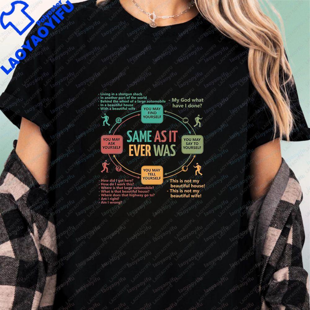 Talking Heads - Summer Fashion Trend Original Streetwear Short-Sleeved T-Shirt for Both Unisex and WoUnisex, Large Size with Pattern