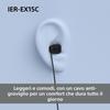 Écouteurs intra-auriculaires - SONY - IER-EX15C - USB-C - Blanc - Isolation de bruit active