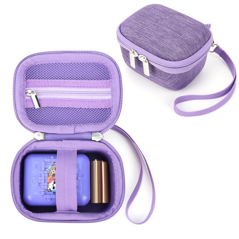 Жесткий чехол для переноски EVA, ударопрочный, совместимый с виртуальным электронным питомцем BITZEE (фиолетовый)