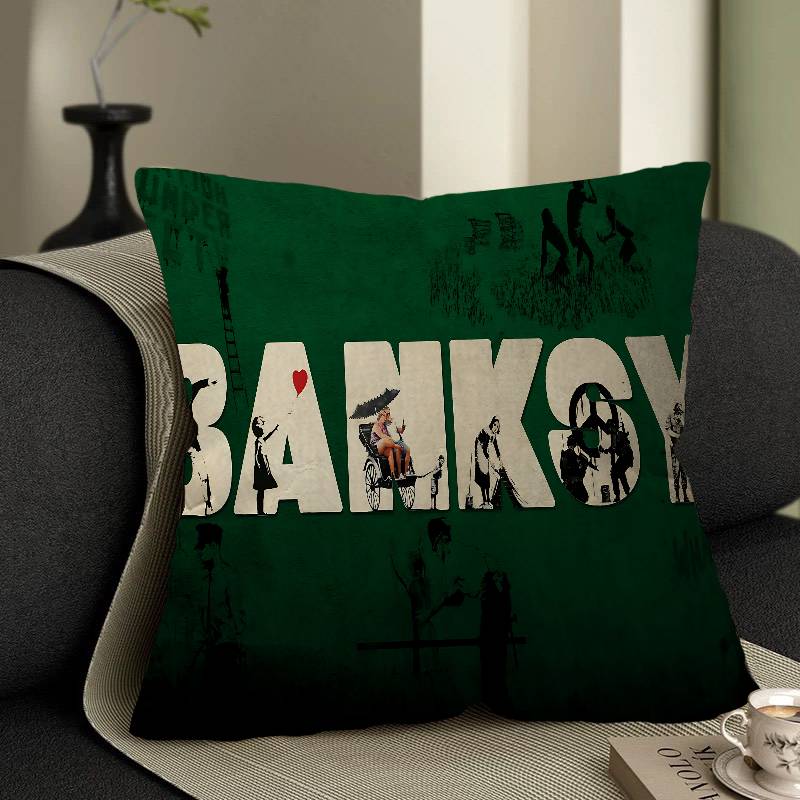 Художник B-Banksy Наволочка Чехол для подушки Декор Наволочка Чехол для подушки с принтом для дивана
