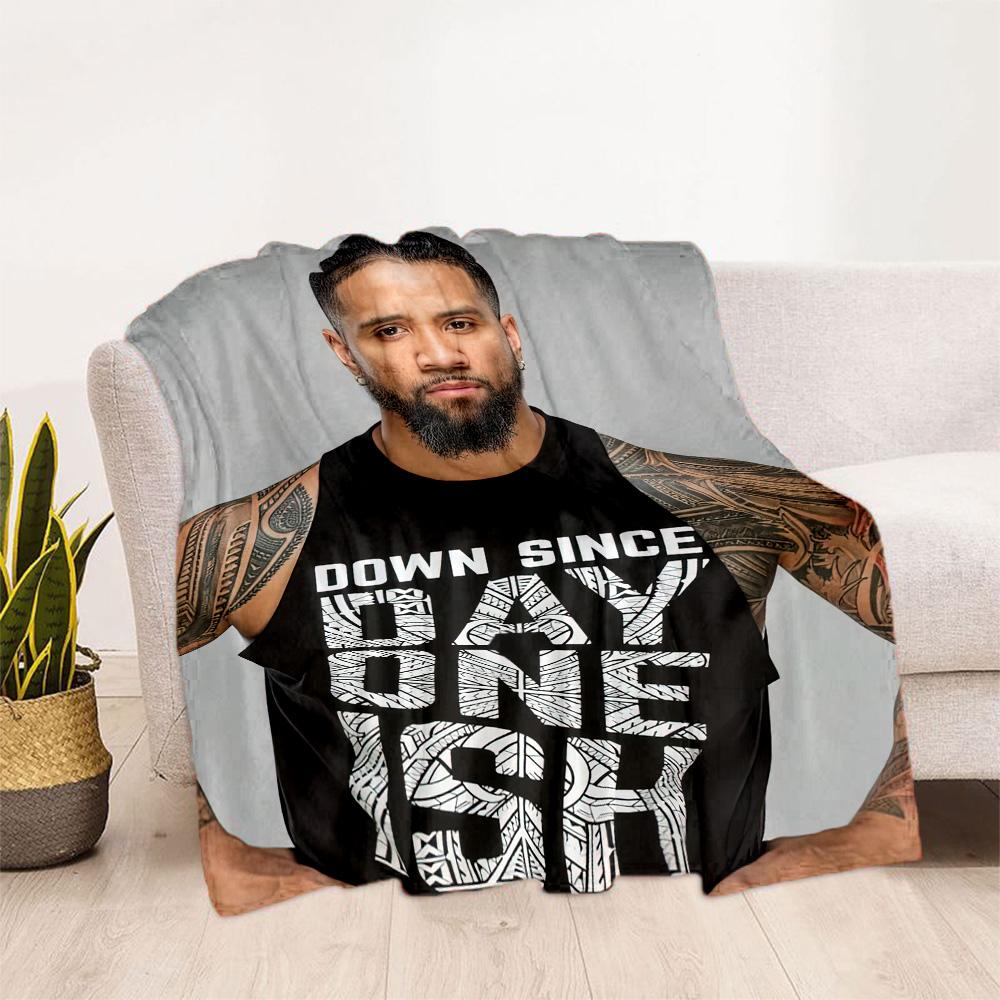 Yeet Jey Uso2 Blankets are suitable for living rooms,making them an ideal choice for outdoor travel and gifts.
