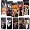 Чехол с японскими комиксами Bleach Kurosaki Ichigo для Samsung Galaxy Z Flip 4 Z Flip3 5g, чехол для Galaxy Z Flip Pc, жесткий чехол для телефона